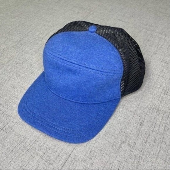 Mens Lululemon Blue Chambers Ball Cap Mesh Reflective Baseball Hat - Picture 7 of 12